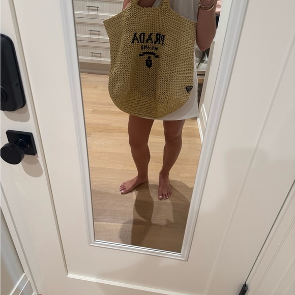 Prada Milano Woven Tote Bag - Picture 7 of 8